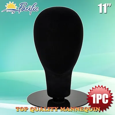 $15.99 • Buy Black Female Foam MANNEQUIN Head Holder Stand Display Wig Hat Glasses 11 