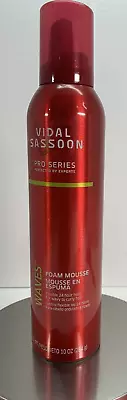 Vidal Sassoon Mousse Pro Series VS WAVES Foam Mousse 10 Oz • $6.87