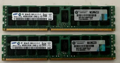 Samsung 16GB (2 X 8GB) PC3-10600R Server Memory 500205-171 & Works In MacPro 51 • $9.99