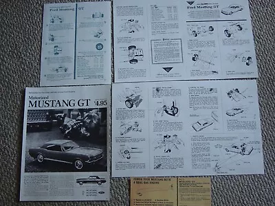 Amf Wen Mac 1966 Mustang Gt 4 Piece Paperwork Set • $14.50