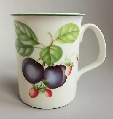 £8 • Buy Vintage St. Michael ASHBERRY Mug: M&S Marks And Spencer: Plums & Cherries