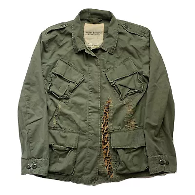 Denim & Supply Ralph Lauren Distressed Safari Jacket Military Parka Utility • £90