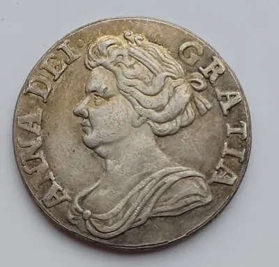 1711 Queen Anne  Sixpence 6d Beautifully Silver Plated  Original Size  • £4.50