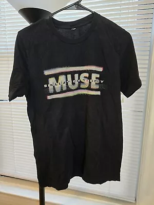 Muse 2019 Simulation Theory Tour Concert T Shirt M Tour Dates Rock Alternative • $14.99