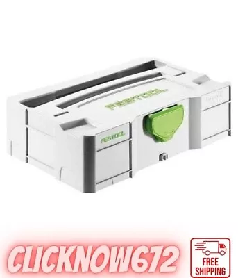 £13.48 • Buy Festool 499622 Systainer SYS Mini TL Storage Case, White,Green,Grey