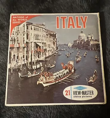 Sawyer's B180 Italy Nations Of The World Travel Series View-master Reels Packet • $20