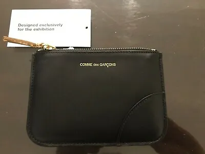 NWT Comme Des Garcons Black Leather Pouch/Wallet By Rei Kawakubo For MET • $170