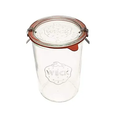 Weck Canning Jars 743 - Weck Mold Jar Made Of Transparent Glass - Eco-Friendly C • $28.59