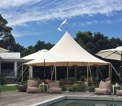 Commercial Wedding Event Beach Pool Patio Marquee Star Stretch Umbrella Tent NEW • $2999