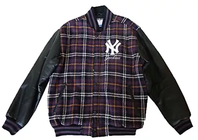 Men's G-111 Check Wool Jackets (L Purple) • $129.95