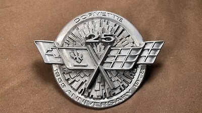 Chevrolet Emblem Badge OEM 1978 Corvette 25th Anniversary Trunk Grille Vintage • $48.50