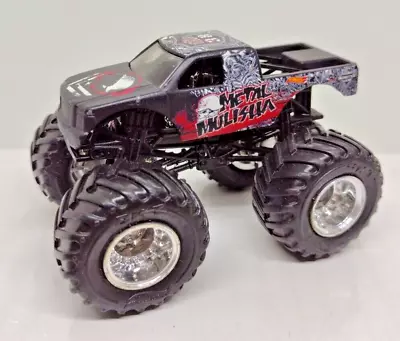 Hot Wheels Monster Jam 1:64 Truck - Metal Mulisha Rare Matte Black FREE SHIPPING • $14.99