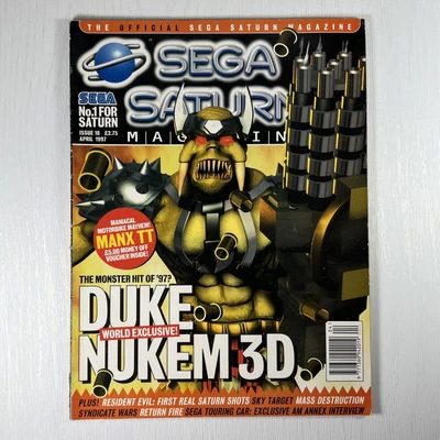 £11.60 • Buy Official Sega Saturn Magazine - Issue # 18 APRIL 1997 DUKE NUKEM 3D - VTG