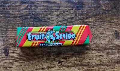 Fruit Stripe Chewing Gum 1 Pack 5 Juicy Flavors Sticks Collectible NEW • $19.99