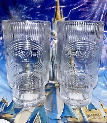 Mickey Mouse Icon Crystal Glass Set – Mickey Mouse Home Collection • $25