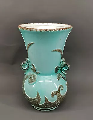 9145024-d Large Ceramic Krater-Vase Art Deco Um1930 22x35cm • $230.02