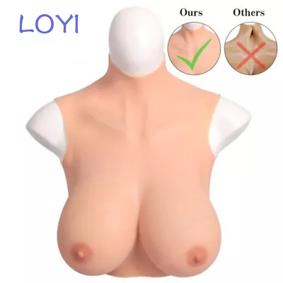 Silicone Filler Breast Forms Breastplate Fake Boobs For Crossdresser Drag Queen • $113.90