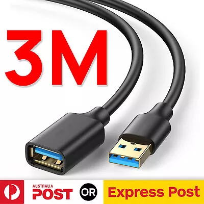 1/2/3M USB Extension Data Cable USB 3.0 Male To Female Adpter Cord For Computer • $7.50