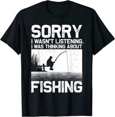 $17.95 • Buy Funny Fishing For Men Women Trout Bass Fisherman Vacation Shirt Unisex T-Shirt