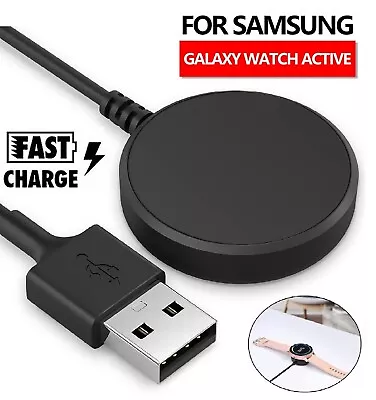 USB Charger Charging Dock Cradle Cable For Samsung Galaxy Watch Active 2/3/4 AU • $13.99