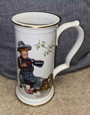 Norman Rockwell Gorham Limited The Mysterious Malady Stein New W/ Box Mug Cup • $9.99