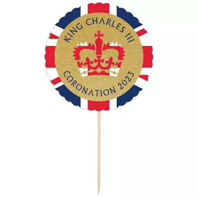 King Charles 111 Coronation Cake Topper Baking Cake Decorating Craft • £4.99