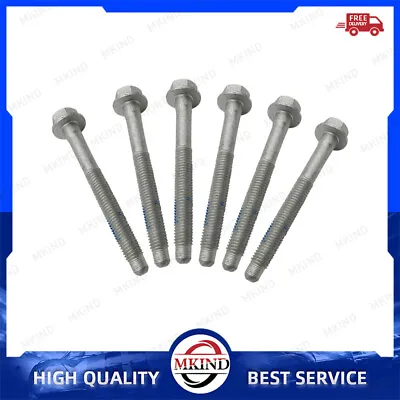 6PCS Silver Cab Body Assembly Mount Cushion Bolt For 1999-2005 GMC Sierra Chevy • $33.56