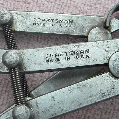 Vintage Craftsman 7  Outside Flat Leg Spring Caliper Tools Made In USA • $21