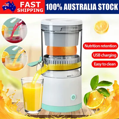 Electric Citrus Juicer Orange Lemon Juice Fruit Squeezer Rechargeable Extractor • $25.95