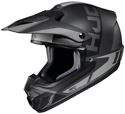 HJC CS-MX2 Creed Motocross Helmet Gray XS SM MD LG XL 2XL 3XL ATV Dirt CSMX 2 BK • $98.99