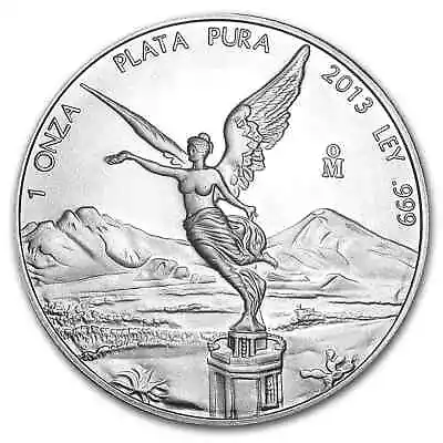 2013 Mexico 1 Oz Silver Libertad BU • $43.17