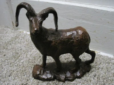 $10 • Buy Red Mill Bighorn Sheep Wild Ram Wood Resin Figurine