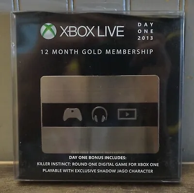 New! Microsoft Xbox Live 12 Month Gold Membership (Day One 2013 Edition) • $99.98