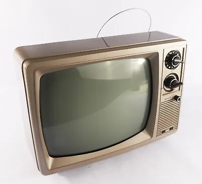 Vintage Beautiful Retro Montgomery Ward GEN11232 12” Monochrome CRT TV MCM • $119.99