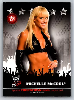 Michelle McCool 2009 Topps WWE Toppstown Insert TT19 Diva • $4.99