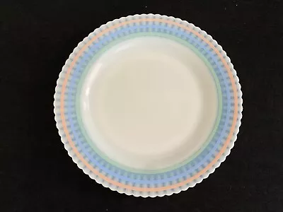 Vintage Macbeth Evans Petalware Monax Cremax Pastel Dinner Plate 9  Milk Glass • $29.99