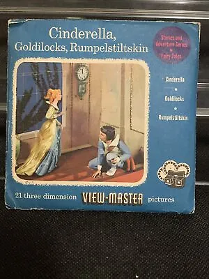 Vintage Cinderella Goldilocks Rumpelstiltskin View Master Reels Ft-5 -6 -13  1D • $27