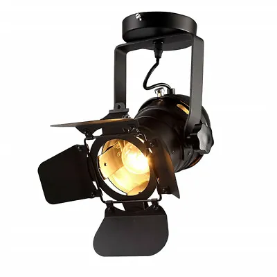 Loft Industrial Iron Spotlight Vintage Ceiling Lights LED Shop Light Track Light • $32.99