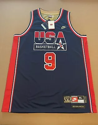 NWT Michael Jordan Nike Team USA Dream Team Jersey Size XL • $199.50