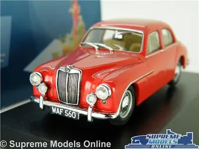 Mgza Magnette Model Car Red Saloon 1:43 Scale Oxford Mgz001 Mg Za K8 • £28.99