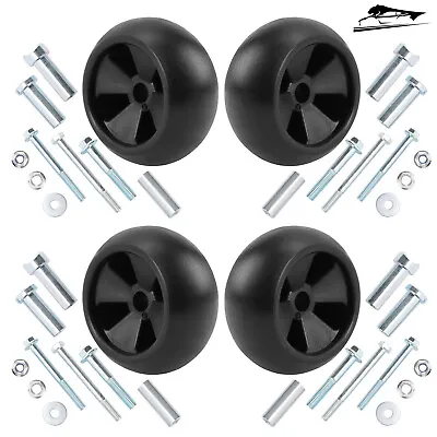 4 Deck Wheel Kit Fits For John Deere AM116299 AM133602 M111489 M84690 • $30