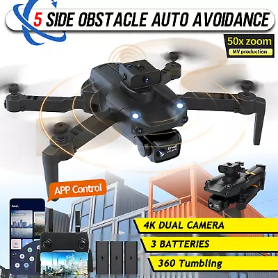 $55.99 • Buy 2022 Drone X Pro 4K HD Camera 3 Batteries Foldable FPV GPS 4G WIFI RC Quadcopter