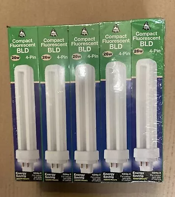 Bell BLD Double Turn G24d-3 CFL Compact Fluorescent Light Bulb • £3