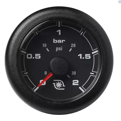 VDO Marine 2-1/16  (52mm) OceaLink Boost Pressure Gauge 2 Bar / 30 PSI • $59.99