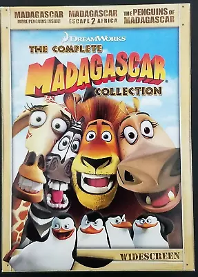 The Complete Madagascar Collection (DVD 2009) 3 DVD's  Widescreen VG • $6.99