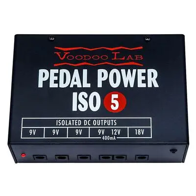 Voodoo Lab PEDAL POWER ISO 5 - Isolated 9 Volt Power Supply 120v/USA • $139.99