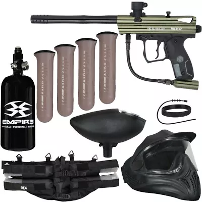 Kingman Spyder Victor Legendary Paintball Gun Package Kit - (Olive Green) • $191.74