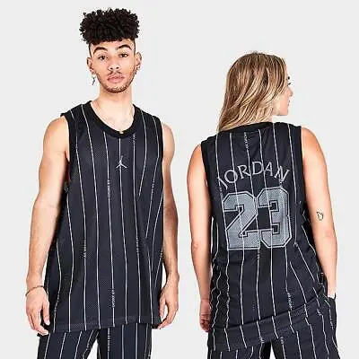 Air Jordan Jumpman #23 Mesh Jersey Pinstripe Tank Top New Essentials DM1380-010 • $34.50