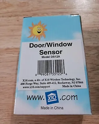 X10 DS12A Smart Door/Window Sensor - NEW • $10.99