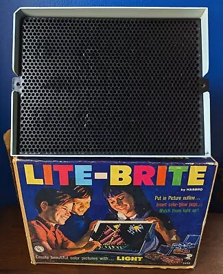 Vintage Original 1967 Hasbro Lite-Brite Complete With Original Box Plus Extras • $44.99